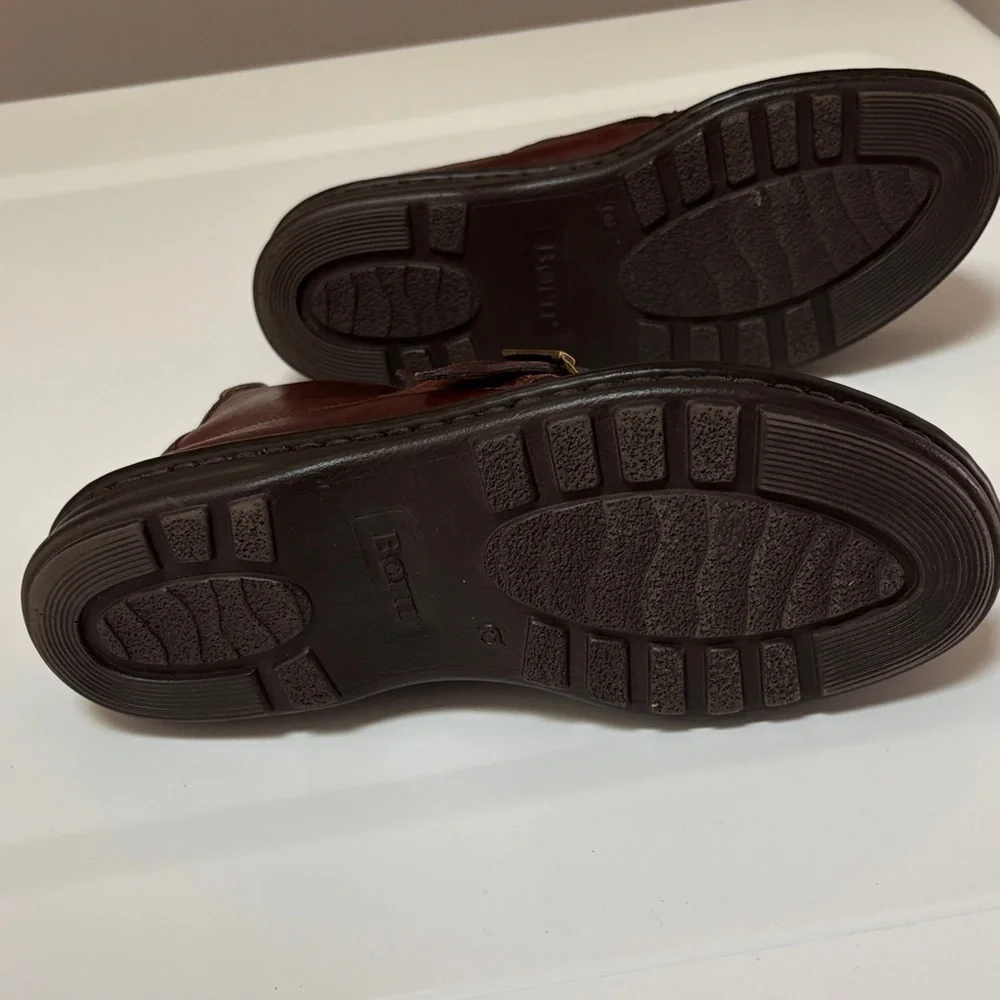 Born Women's Dark Brown Leather Loafers - Picture 4 of 6